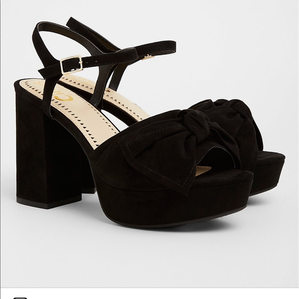 Sam Edelman Circus strappy bow heels 10W with box